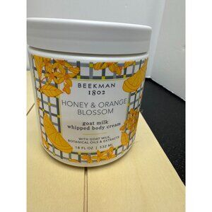 Beekman 1802 - Whipped Body Cream NWOT Honey & Orange Blossom 18 oz
